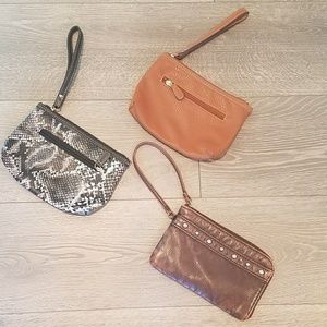 Three wristlets
